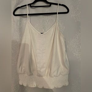 WHBM White Cami Medium